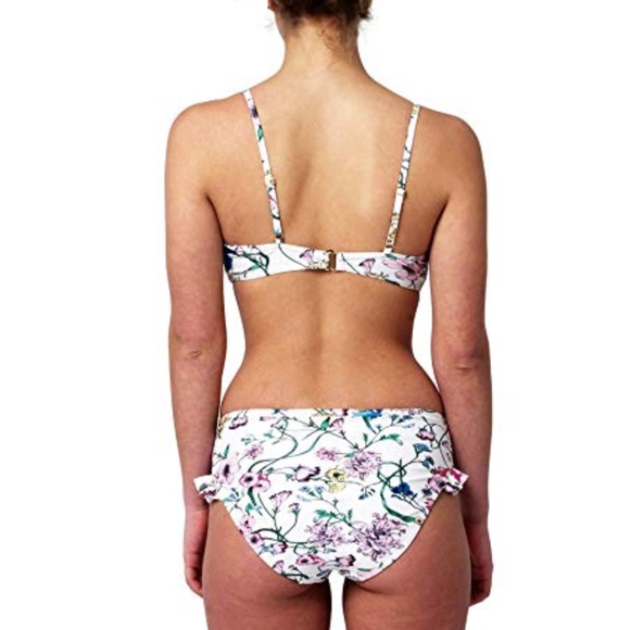 NWT JUICY COUTURE Floral Ruffle Detail Two Piece Bikini Set Swimwear - Picture 4 of 9